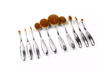 Beauty Experts 10-Piece Oval Makeup Brush Set | Professional Brushes UK