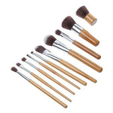 Lucky Beauty Bamboo Makeup Brush Set – 11 Piece Eco-Friendly Kit