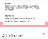 Pink Plumping Lip Gloss Oil