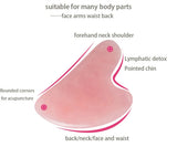 Rose Quartz Gua Sha Facial Tool