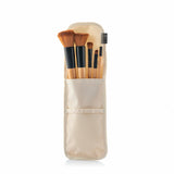 Wooden Makeup Brush Set with Carry Case – 5 Piece | InnovaGoods