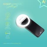 Almost Famous Spotlight Selfie Light – Black | Ring Light for Phone UK