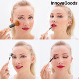 Wooden Makeup Brush Set with Carry Case – 5 Piece | InnovaGoods