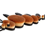 Beauty Experts 10-Piece Oval Makeup Brush Set | Professional Brushes UK
