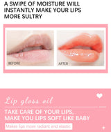 Pink Plumping Lip Gloss Oil