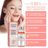 5 in 1 Facial Serum – Vitamin C, Niacinamide & Hyaluronic Acid