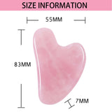 Rose Quartz Gua Sha Facial Tool