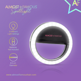 Almost Famous Spotlight Selfie Light – Black | Ring Light for Phone UK